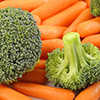 carrots and broccoli are high in fiber and help you feel full