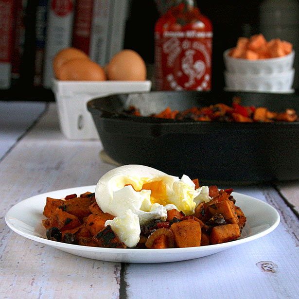 Sweet Potato Black Bean Breakfast Hash